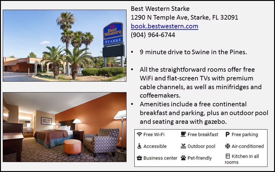 Best Western - 1290 North Temple Avenue - Starke Florida