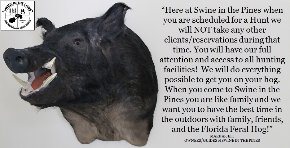 Reservations at Swine In The Pines Hog Hunting Camp - Guided Hog Hunts