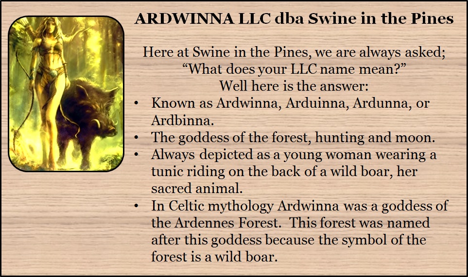 Ardwinna LLC - Swine In The Pines