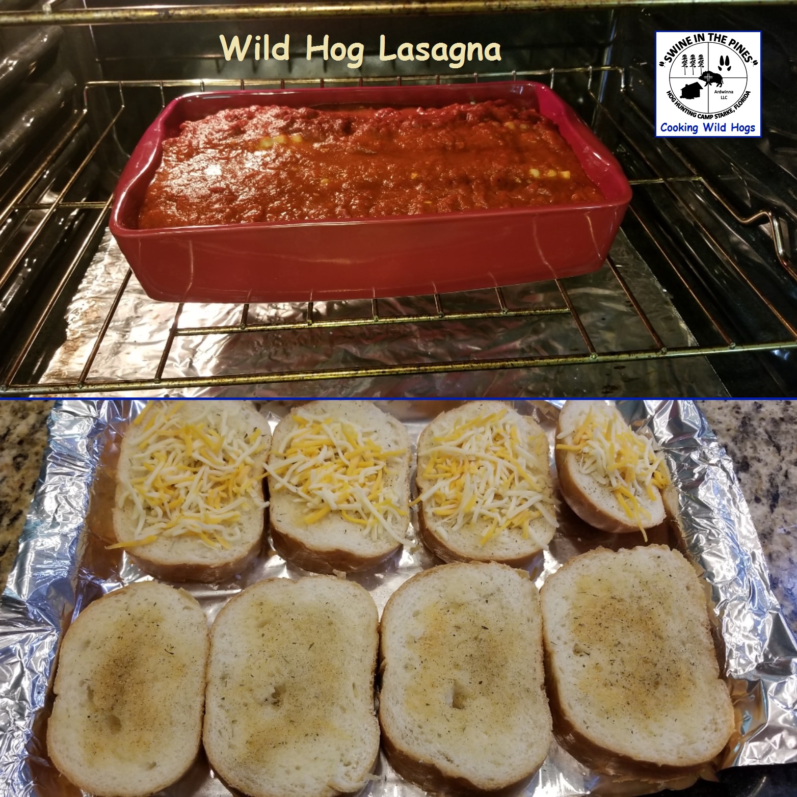 Wild Hog Lasagna