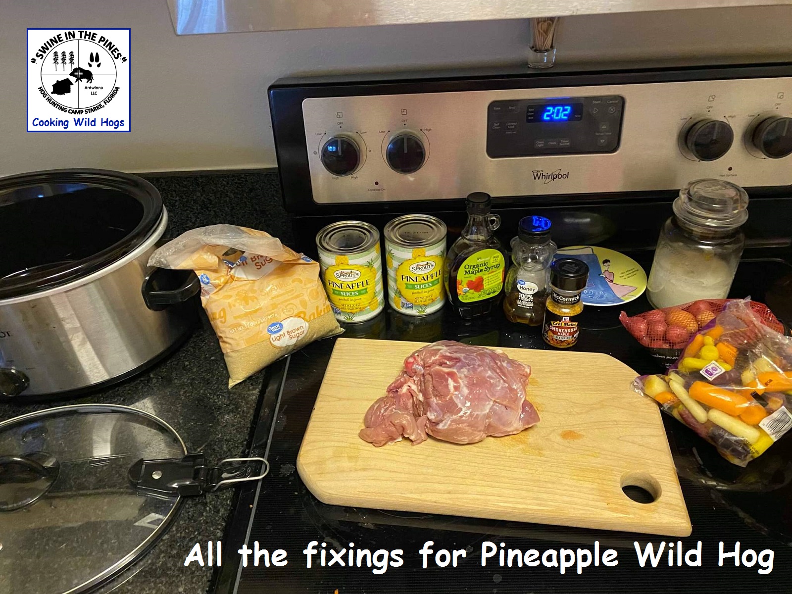 All the fixings for Pineapple Wild Hog