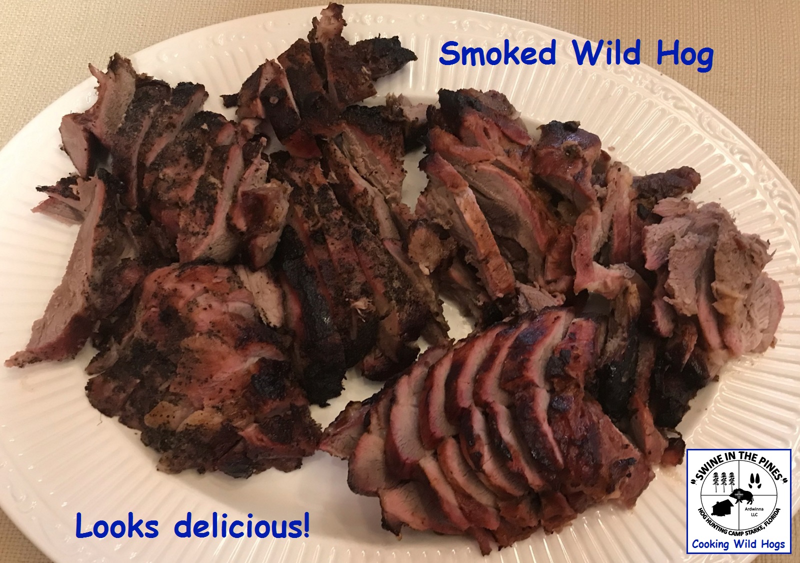 Smoked Wild Hog from Michael - Looks delicious!