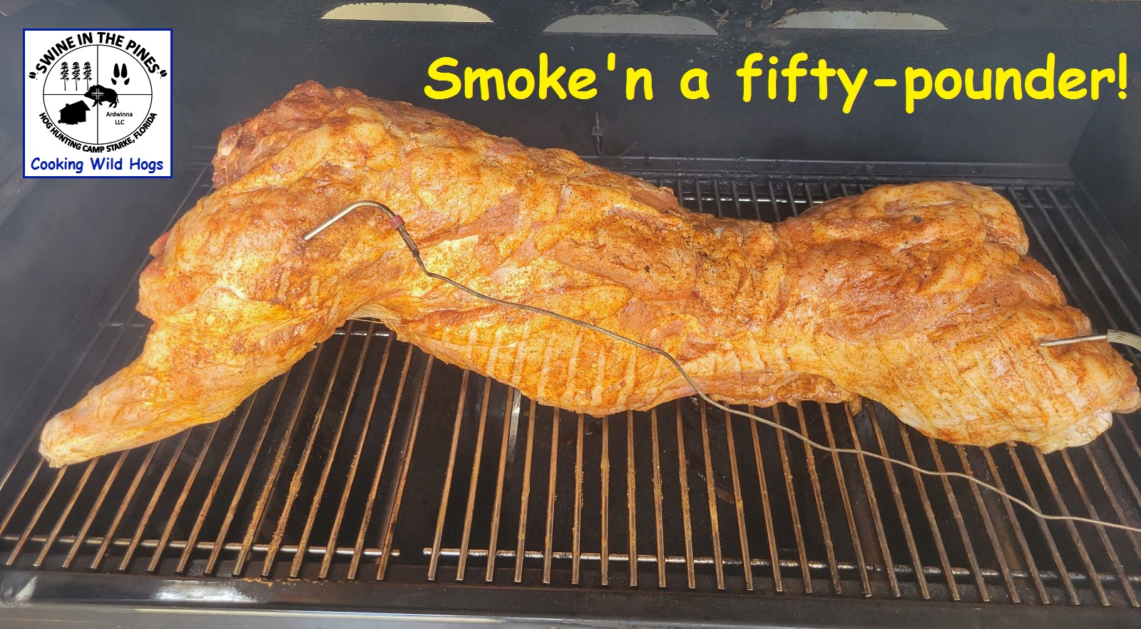Smoke'n a fifty-pounder!