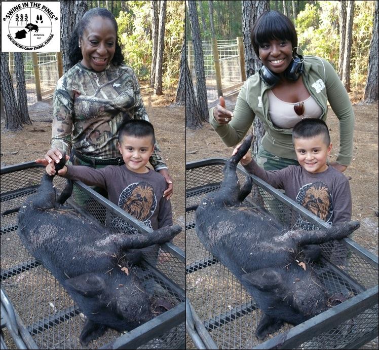 Cardin Richards - Swine In The Pines newest Guide after his first Guided Hog Hunt