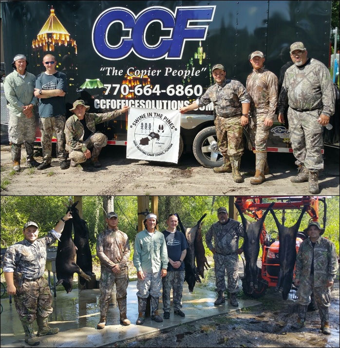 The Boys from CCF of Atlanta Hog Hunting at Swine In The Pines