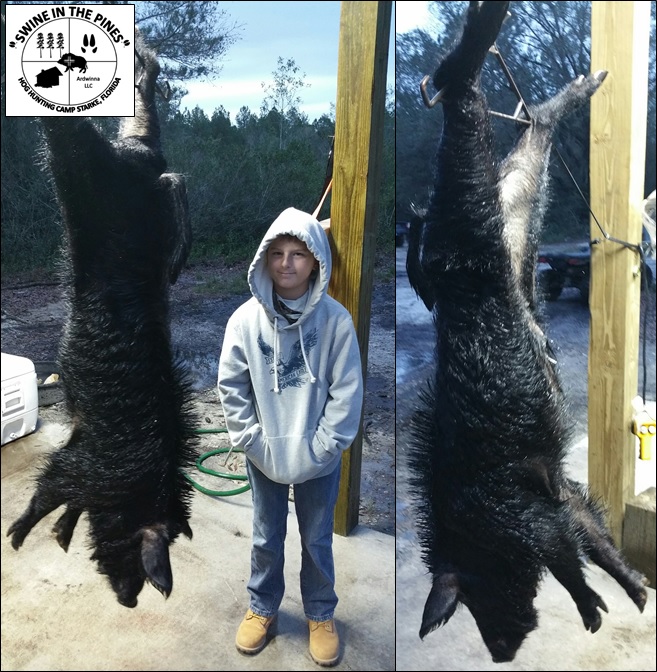 Devin Fullen took this Nice Boar Hog at Swine In The Pines