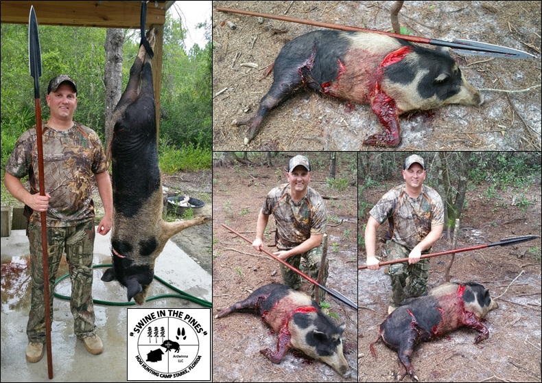 Jason was our first to take on the challenges of Spearing a Hog at Swine In The Pines