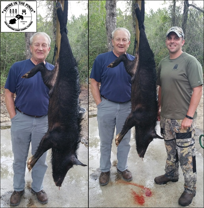 John Fredericks after his Guided Hog Hunt at Swine In The Pines in Northeast Florida