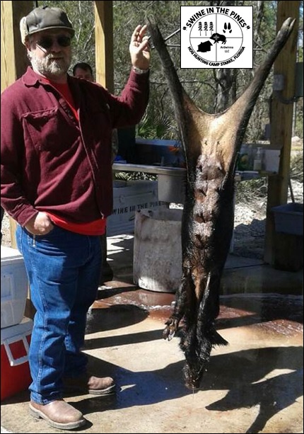 Mark Giampietro & his Dad Tony took their Piney Woods Rooter at Swine In The Pines Hog Hunting Camp