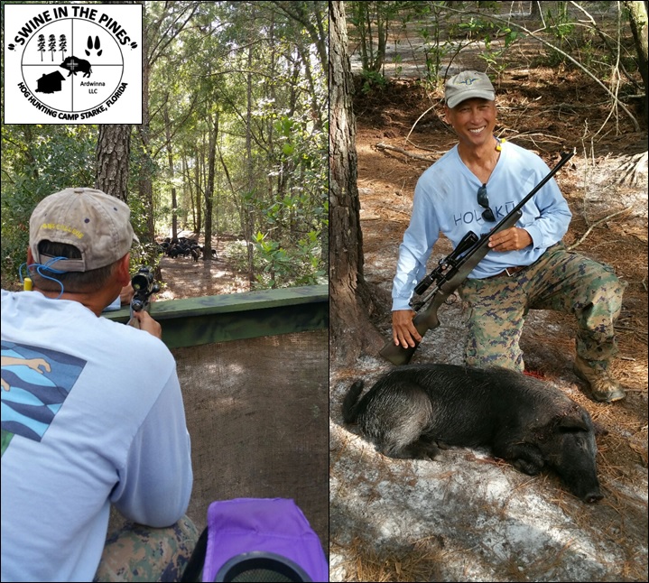 Randall after his Guided Hog Hunt at Swine In The Pines in Starke, Florida