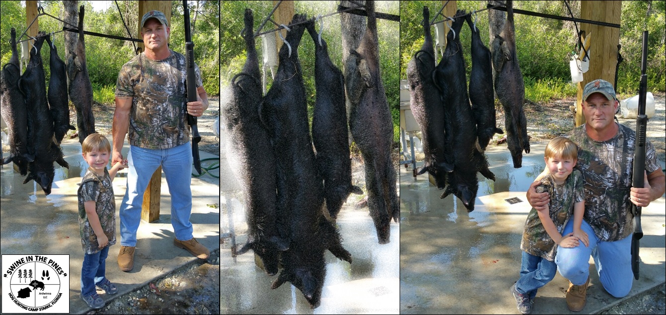Our first Air Rifle Hunt at Swine In The Pines Hog Hunting Camp - Thanks Robby for showing us how it's done