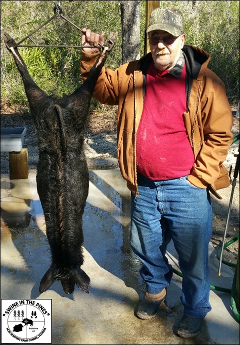 Tony Bastianelli after his Guided Hog Hunt at Swine In The Pines